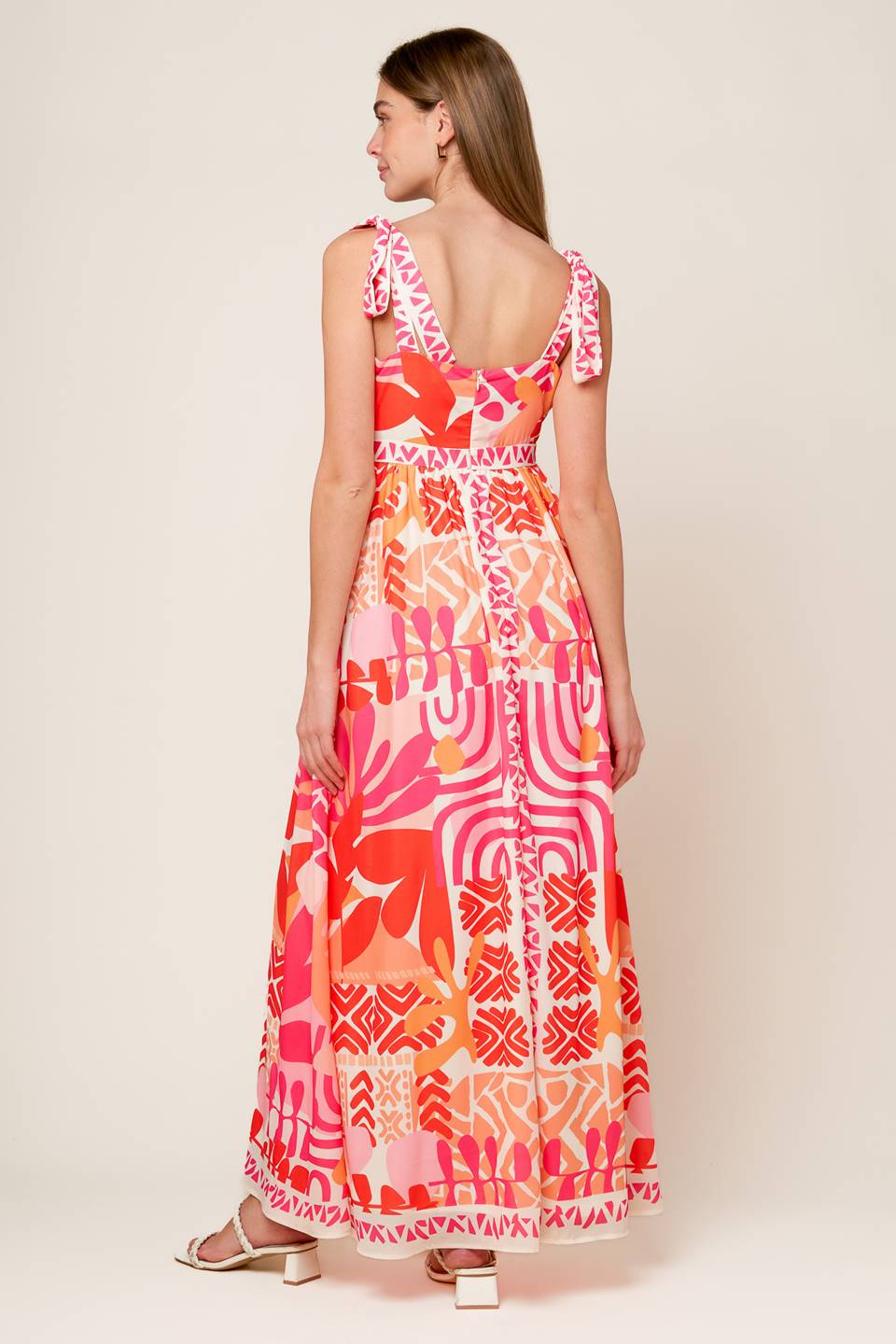 DRIVE-IN MOVIE WOVEN MAXI DRESS Flying Tomato