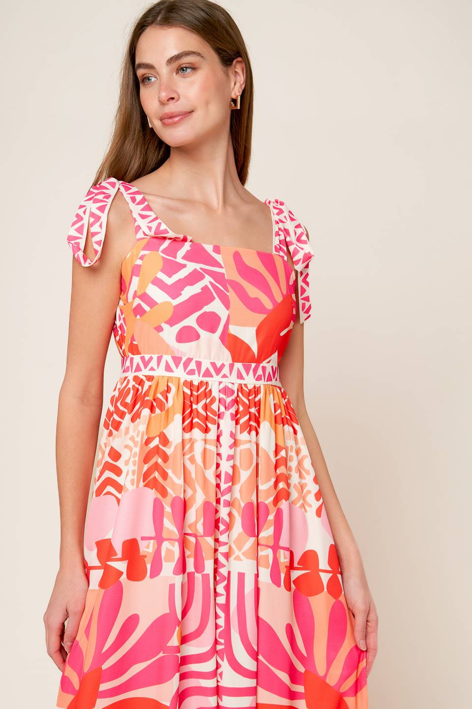 DRIVE-IN MOVIE WOVEN MAXI DRESS Flying Tomato