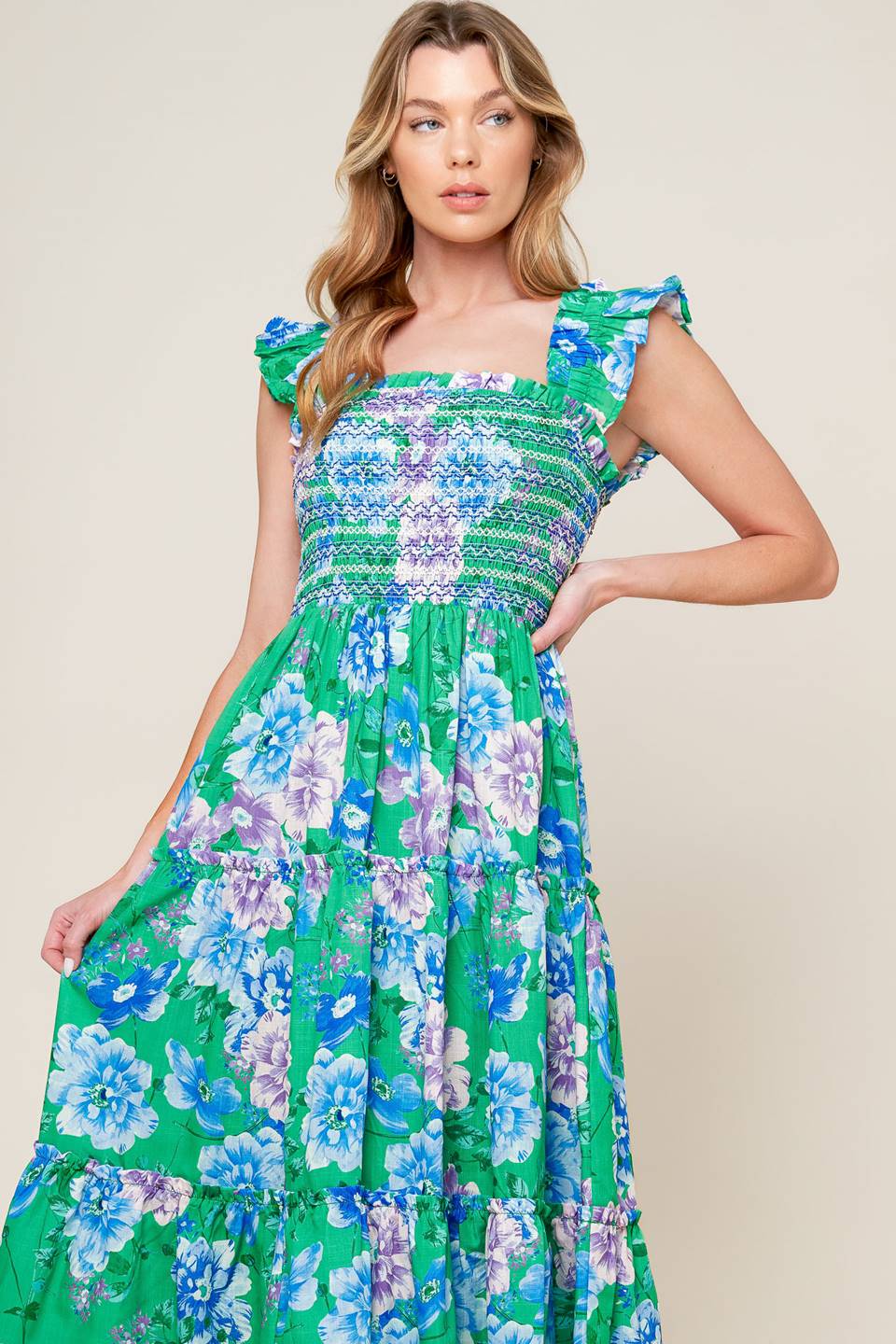CHARISMATIC DAYS WOVEN MIDI DRESS Flying Tomato