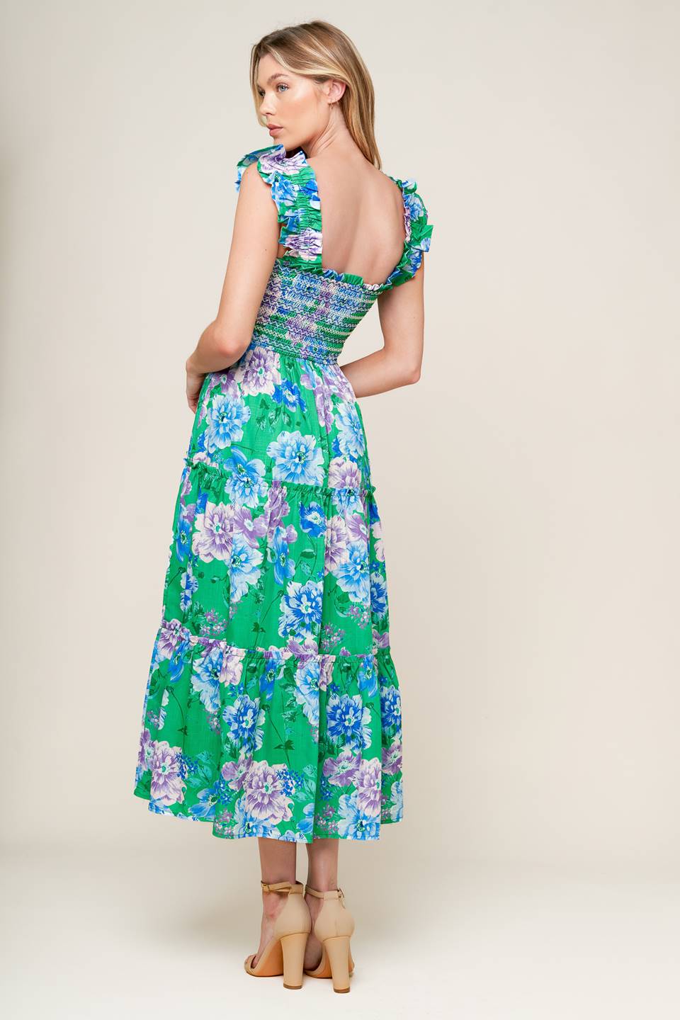 CHARISMATIC DAYS WOVEN MIDI DRESS Flying Tomato