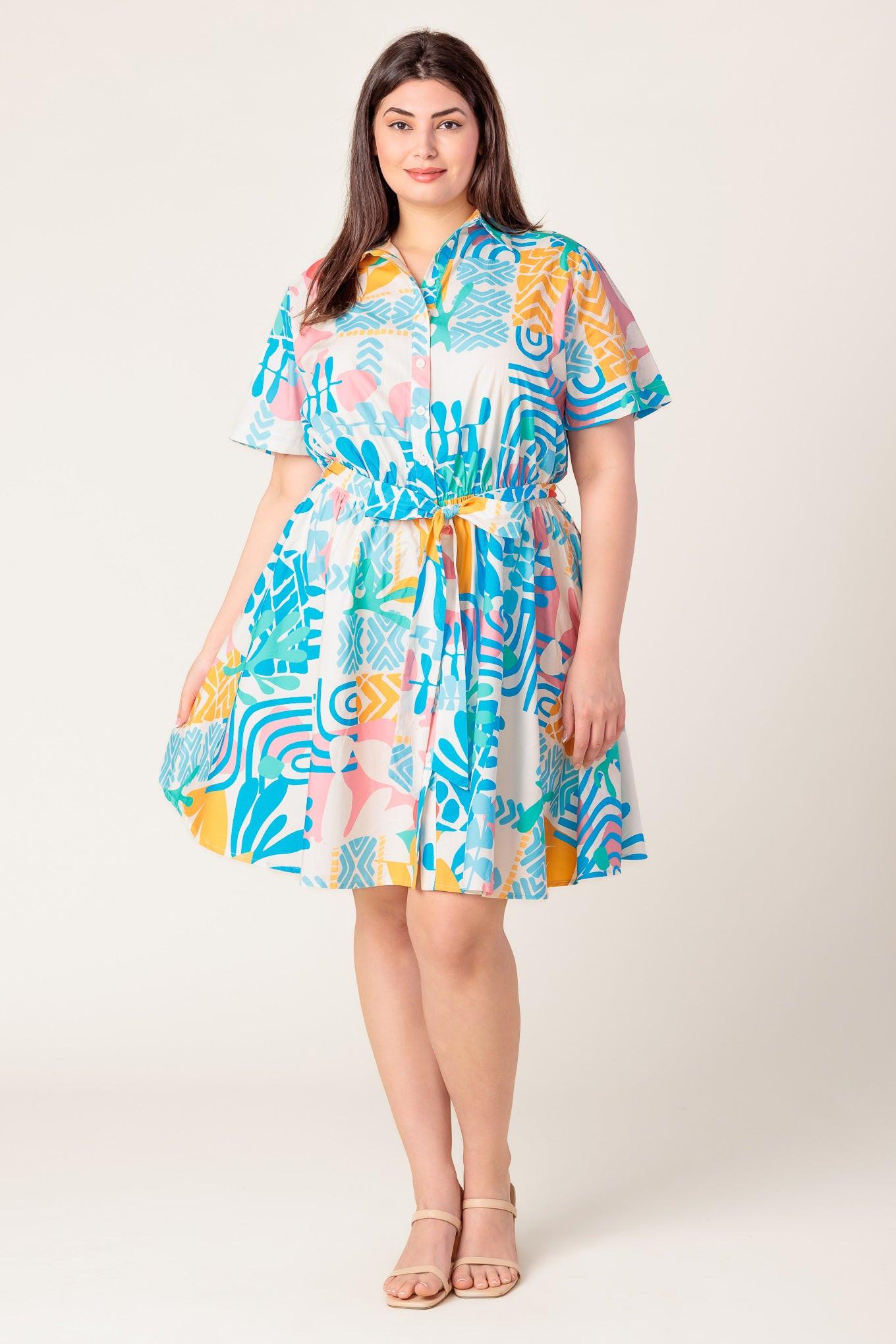 Flying Tomato Garden Social Woven Mini Dress styled with accessories, demonstrating its versatility for various quality fashi