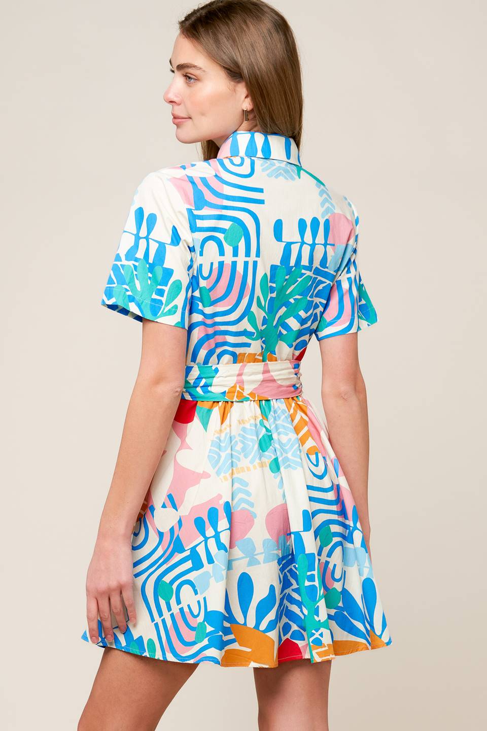 GARDEN SOCIAL WOVEN MINI DRESS Flying Tomato