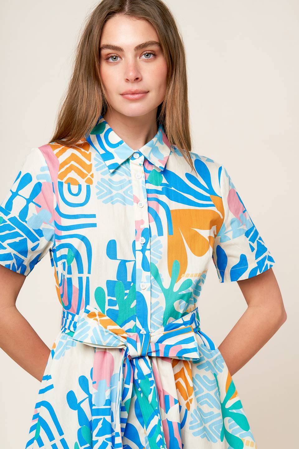 GARDEN SOCIAL WOVEN MINI DRESS Flying Tomato