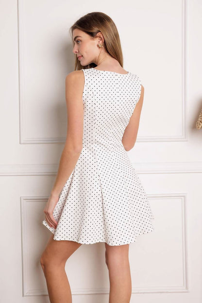 FIELDS OF DREAMS WOVEN MINI DRESS