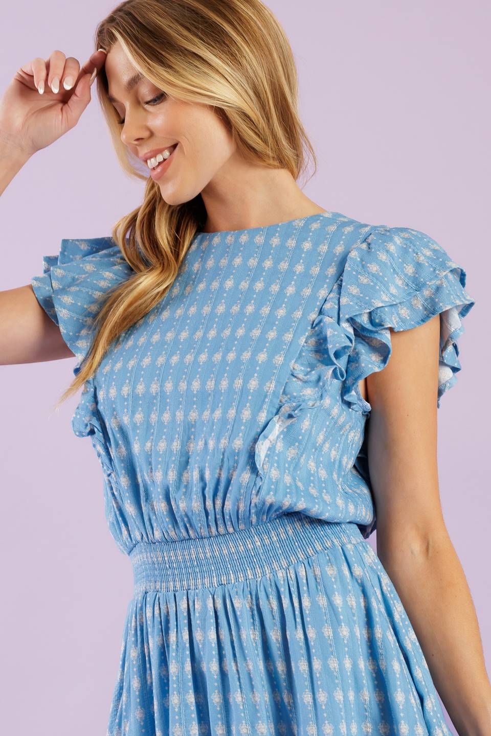 COME AS YOU ARE WOVEN MINI DRESS Flying Tomato