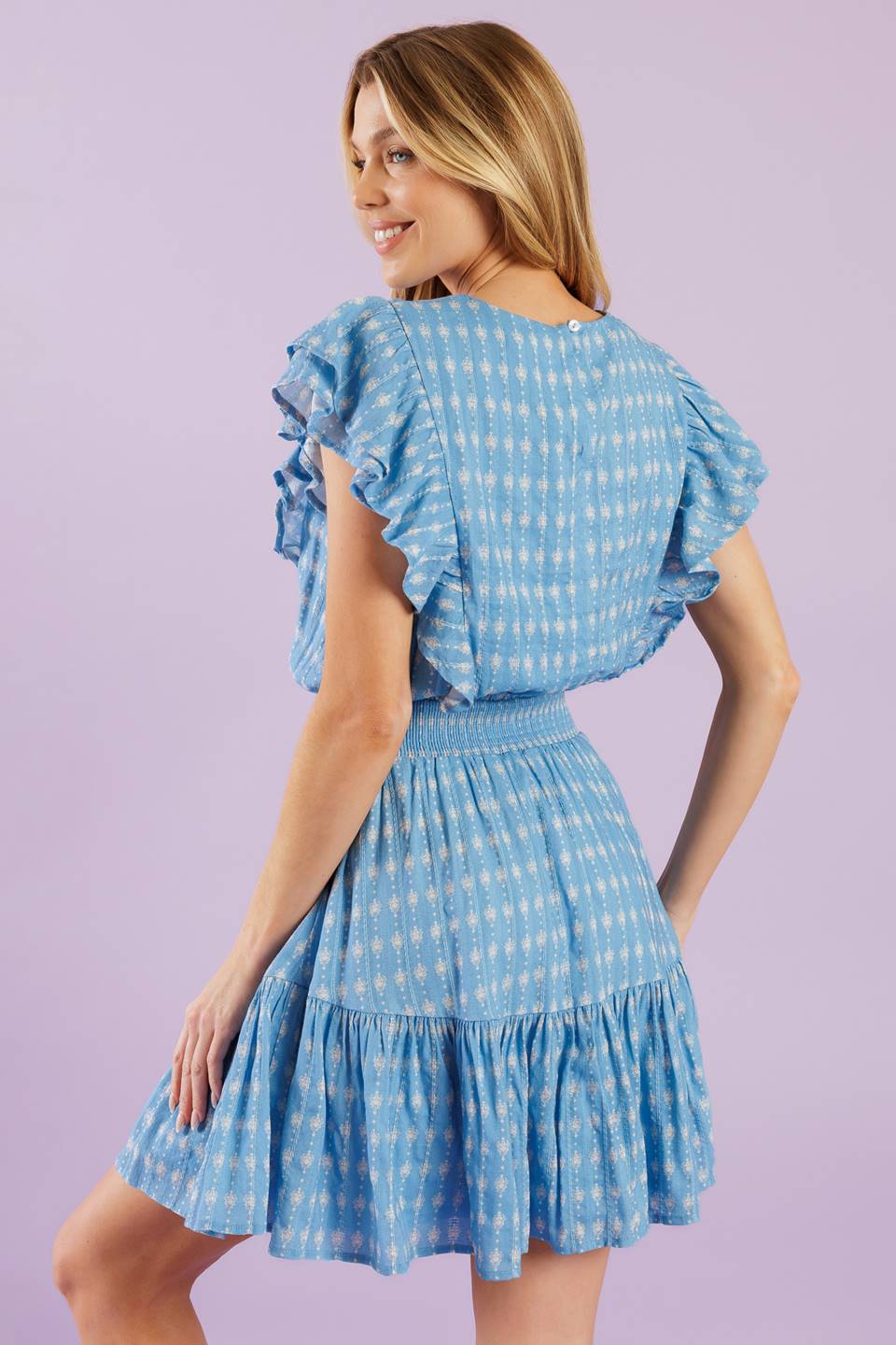 COME AS YOU ARE WOVEN MINI DRESS Flying Tomato