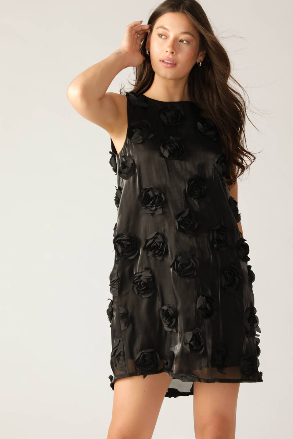 RADIANT SPIRIT WOVEN MINI DRESS Flying Tomato