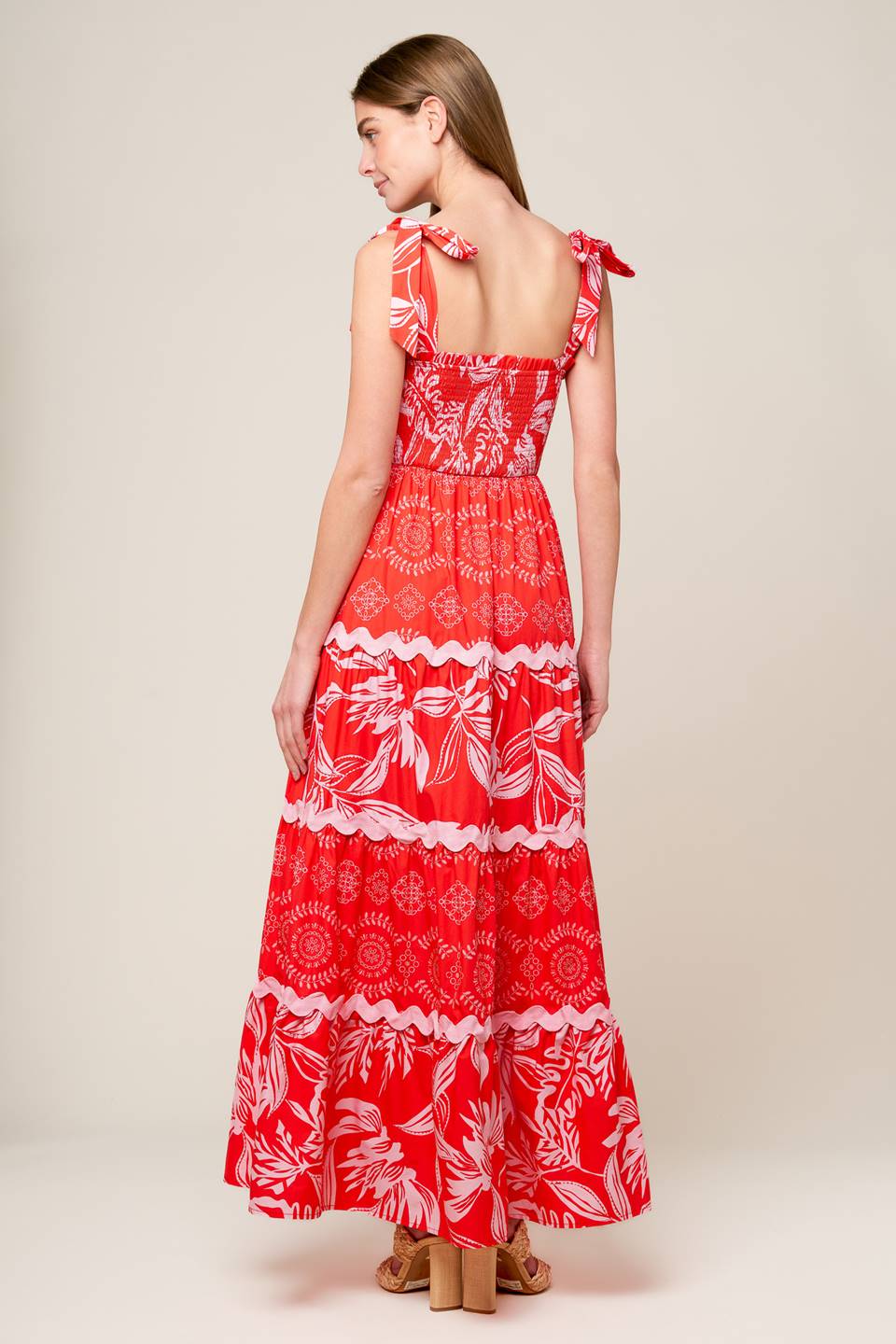BRIGHTER DAYS WOVEN MAXI DRESS Flying Tomato