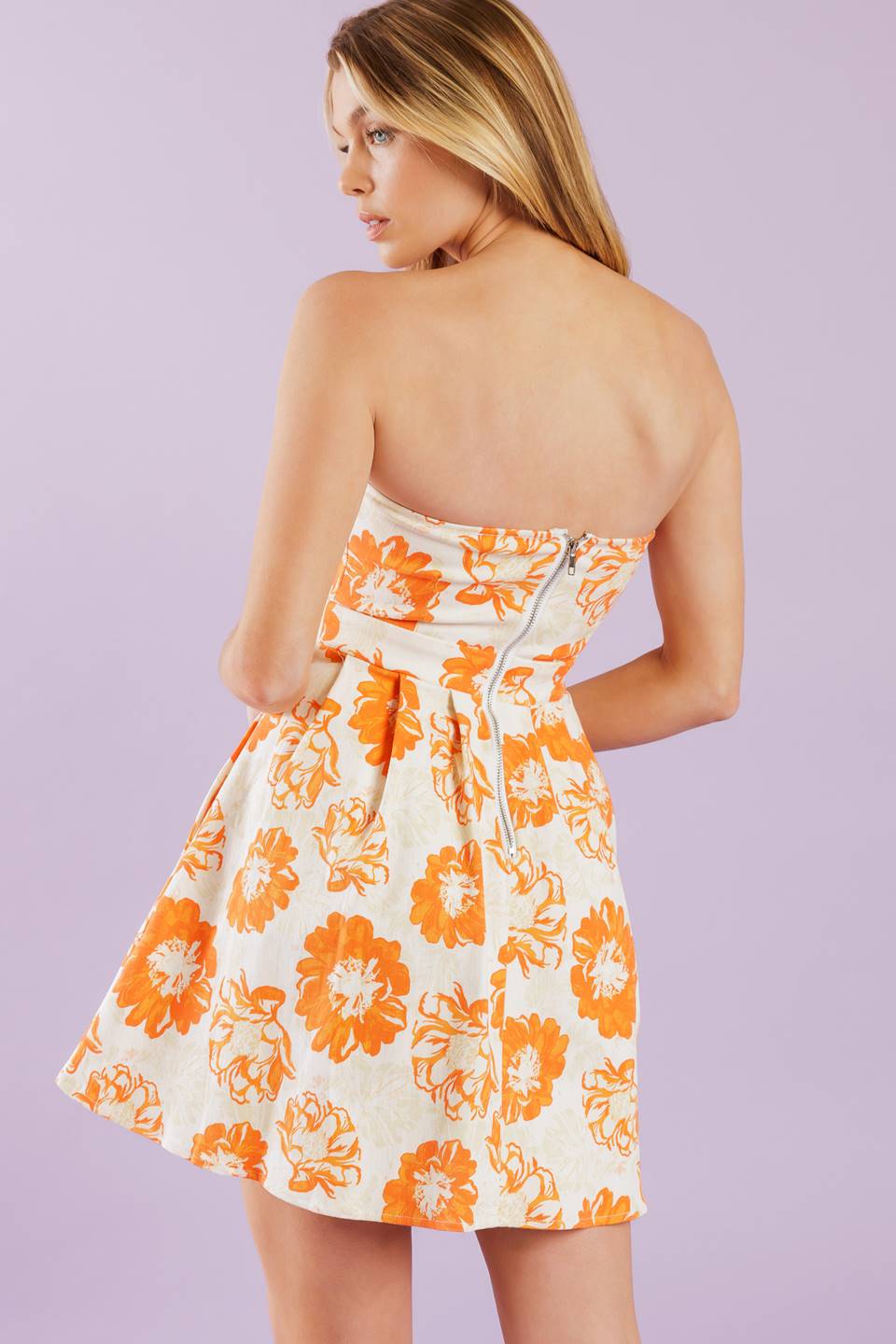 LOVE ME MORE WOVEN MINI DRESS Flying Tomato