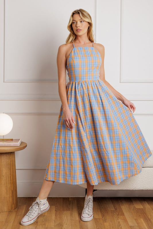 SWEET AS BERRIES WOVEN MIDI DRESS Flying Tomato
