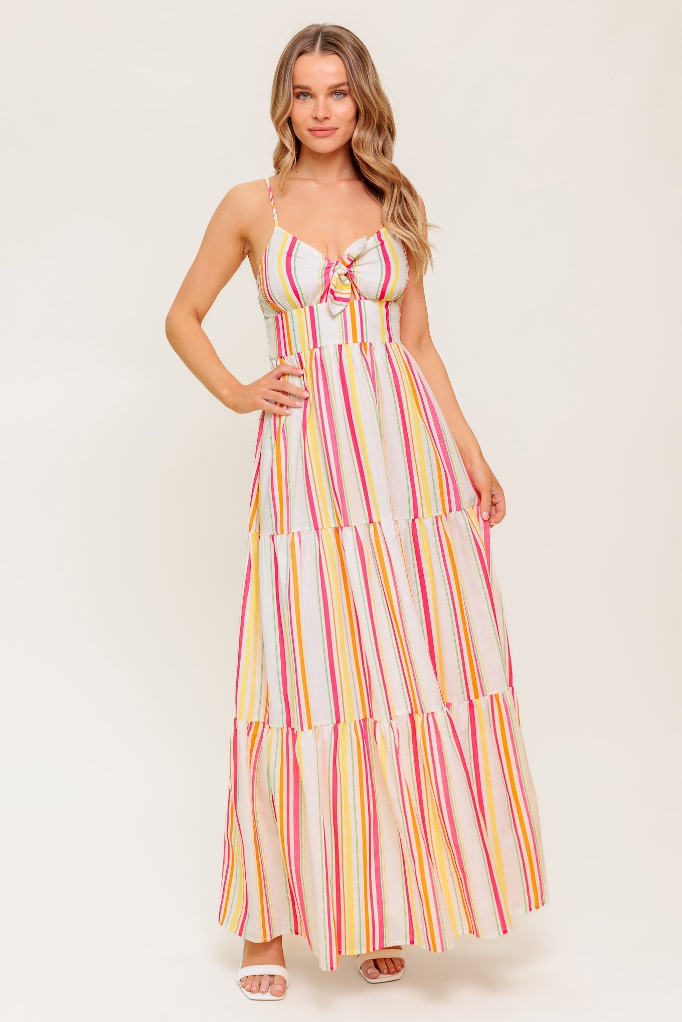 SEE THE GOOD WOVEN MAXI DRESS Flying Tomato