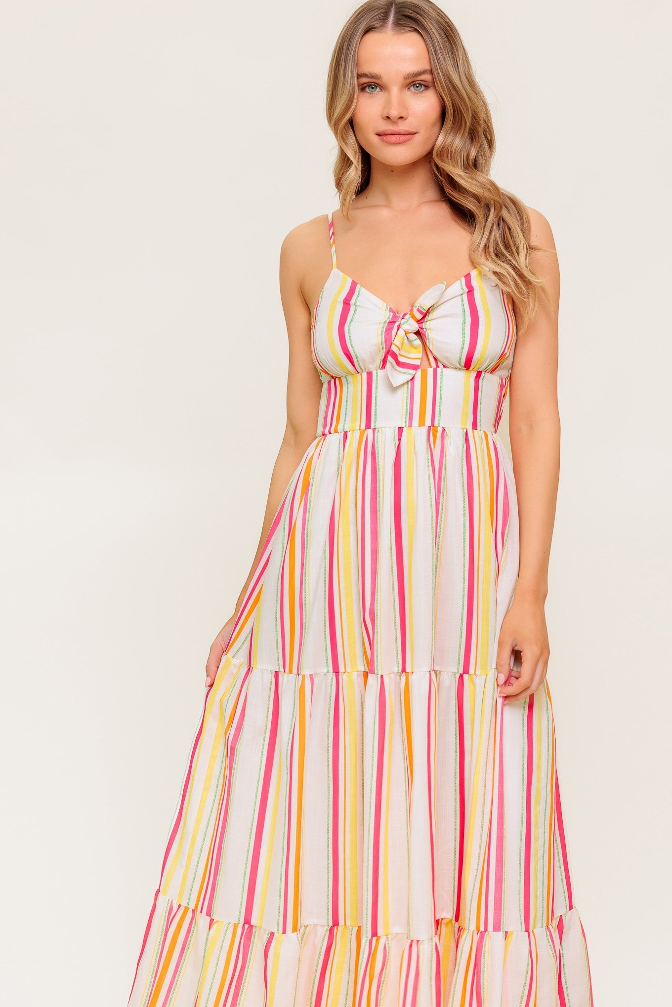 SEE THE GOOD WOVEN MAXI DRESS Flying Tomato