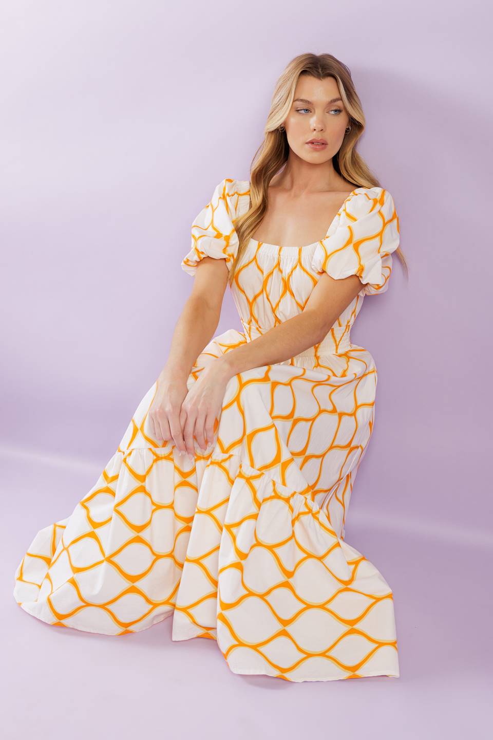 ICONIC SUMMER WOVEN MIDI DRESS Flying Tomato