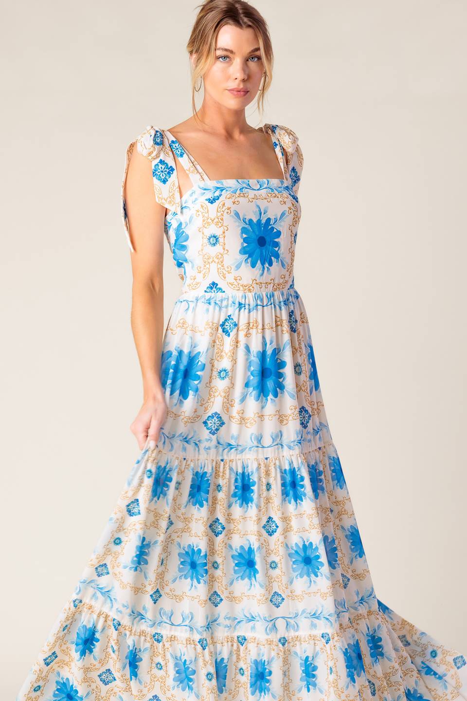MY DEBUT WOVEN MAXI DRESS Flying Tomato