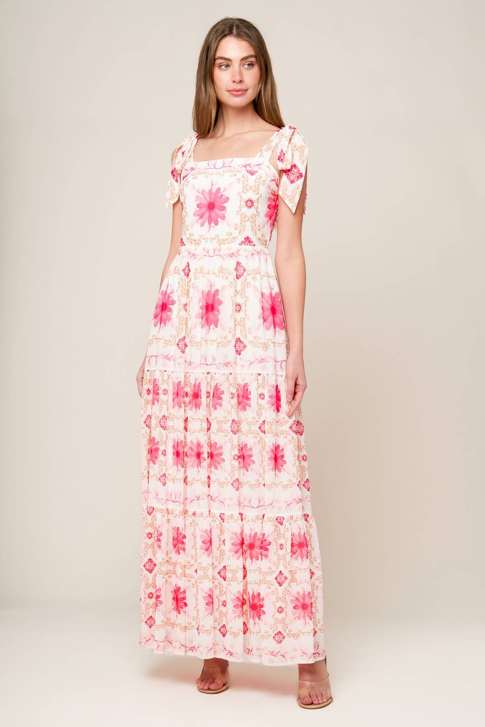 MY DEBUT WOVEN MAXI DRESS Flying Tomato
