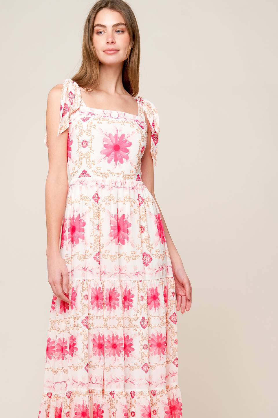 MY DEBUT WOVEN MAXI DRESS Flying Tomato