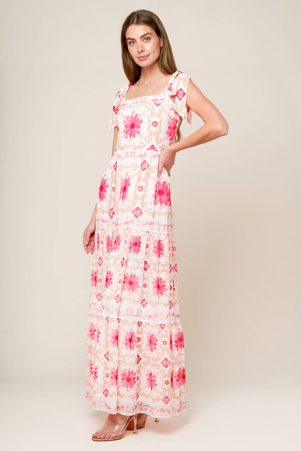 MY DEBUT WOVEN MAXI DRESS Flying Tomato