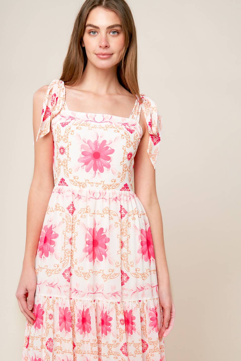 MY DEBUT WOVEN MAXI DRESS Flying Tomato