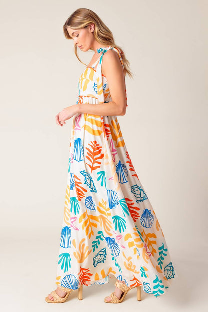 FROLIC THROUGH FIELDS WOVEN MAXI DRESS