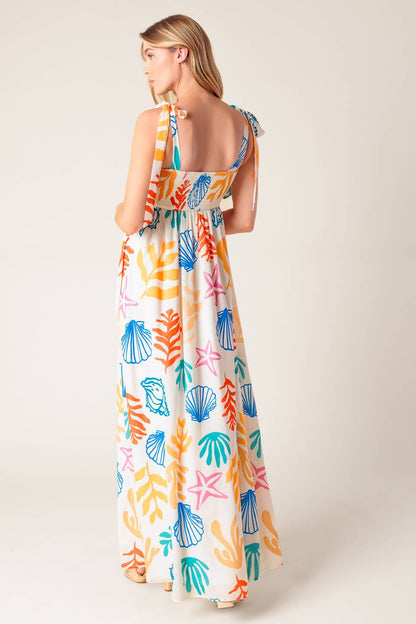 FROLIC THROUGH FIELDS WOVEN MAXI DRESS