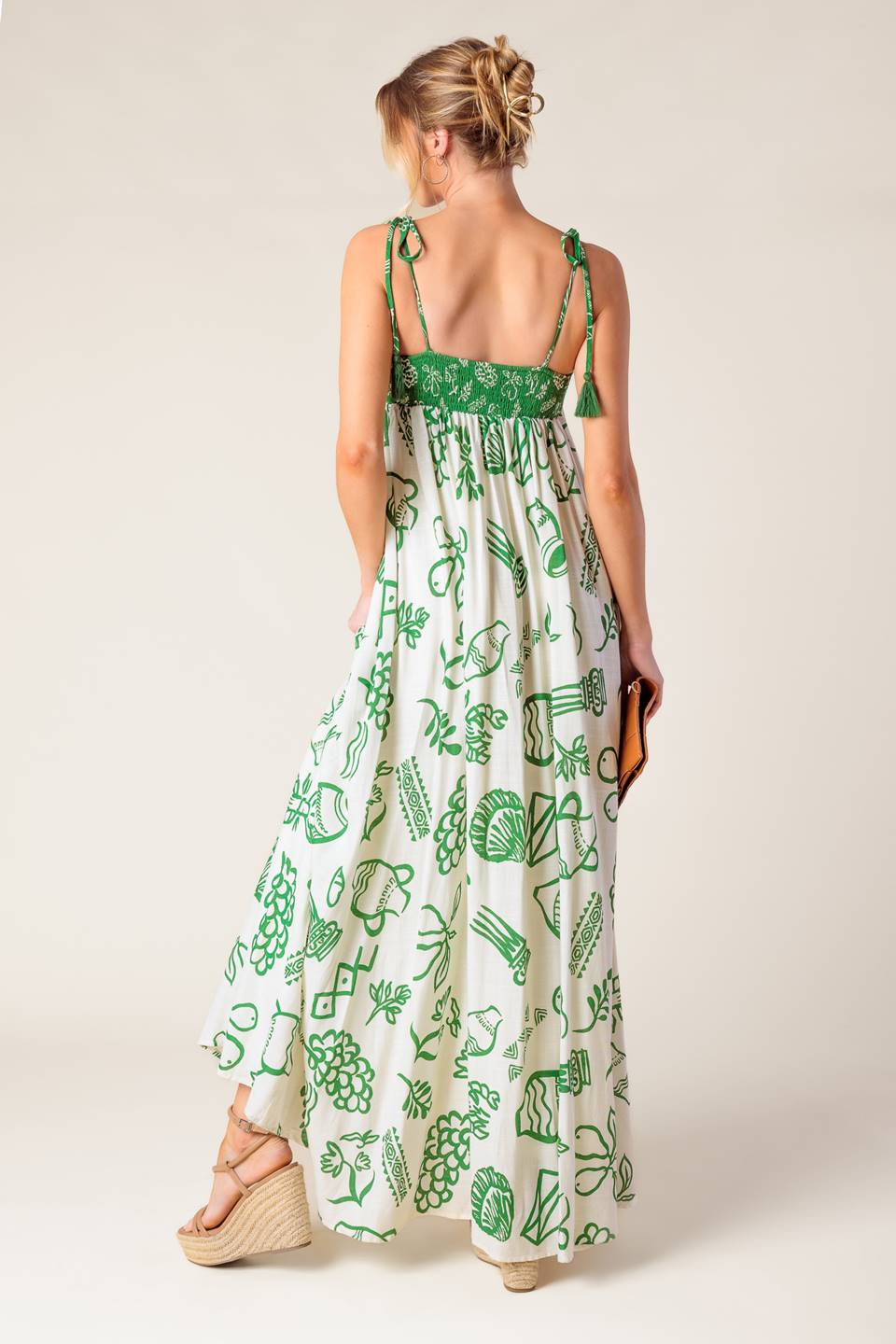 EVERYDAY BLISS WOVEN MAXI DRESS Flying Tomato