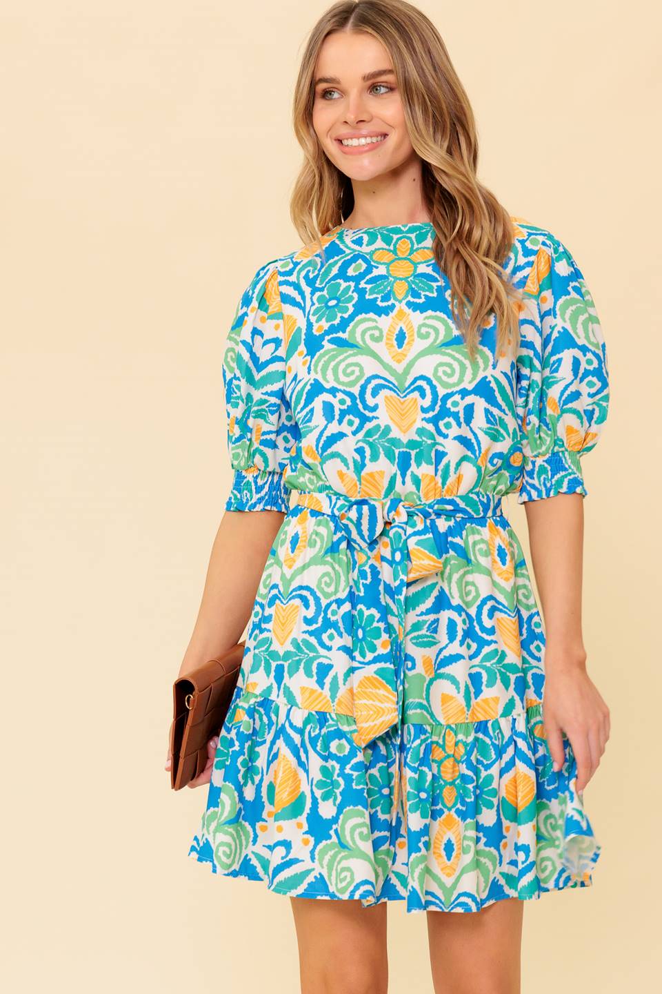 LOVE IN YOUR EYES WOVEN MNI DRESS Flying Tomato