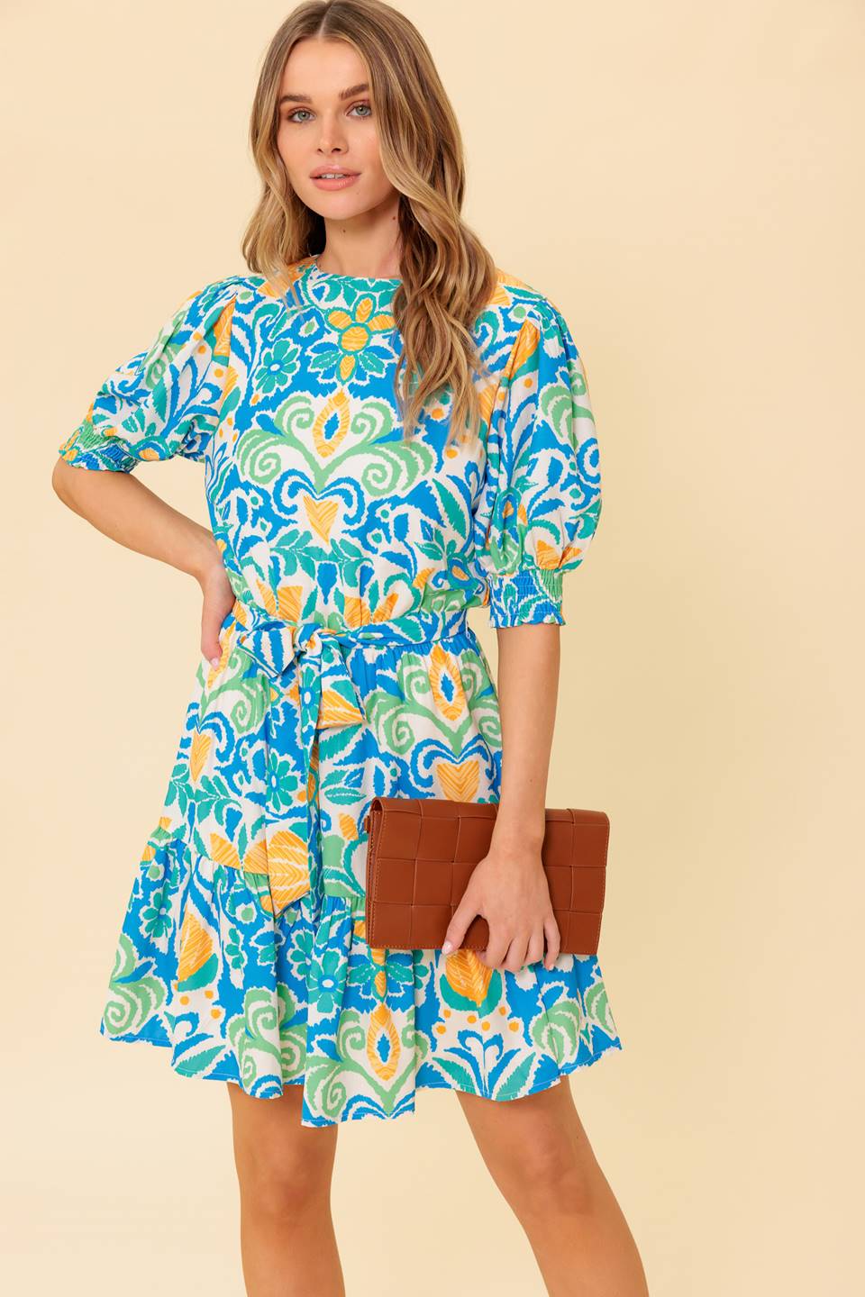 LOVE IN YOUR EYES WOVEN MNI DRESS Flying Tomato