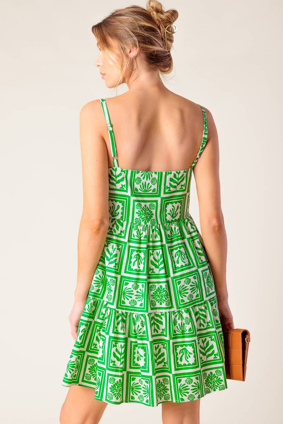 A WORLD FULL OF WONDER WOVEN MINI DRESS Flying Tomato