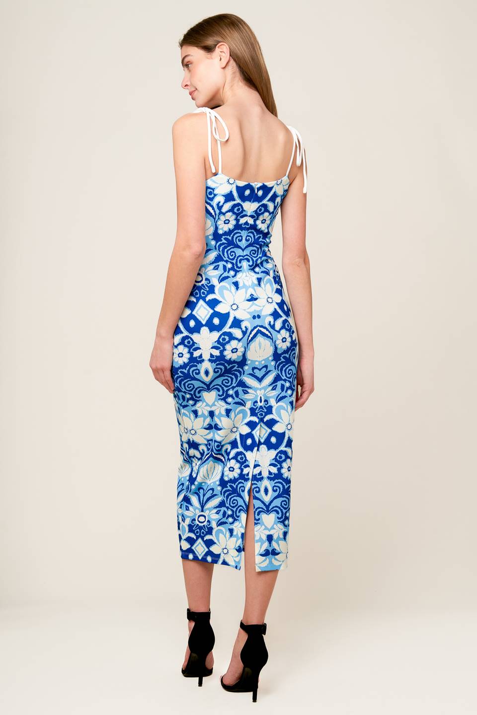 IN THE COUNTRYSIDE WOVEN MIDI DRESS Flying Tomato