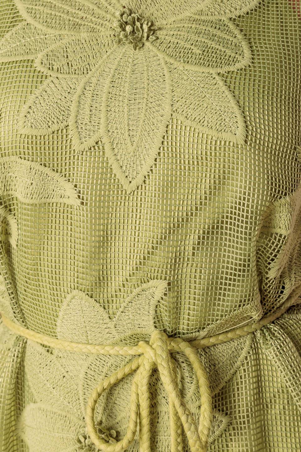 IN MY FREE TIME WOVEN LACE MIDI DRESS Flying Tomato