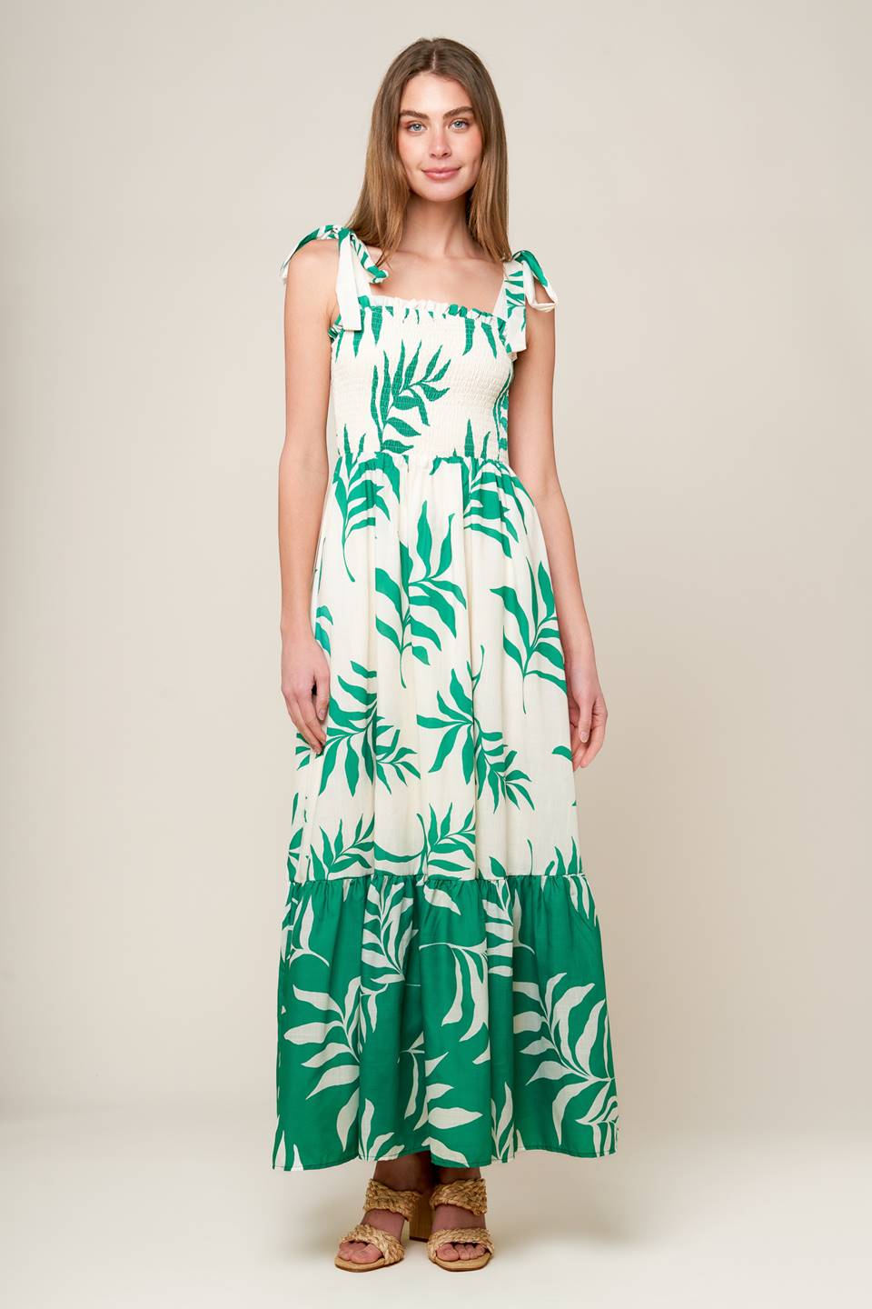 DREAM WITH ME WOVEN MAXI DRESS