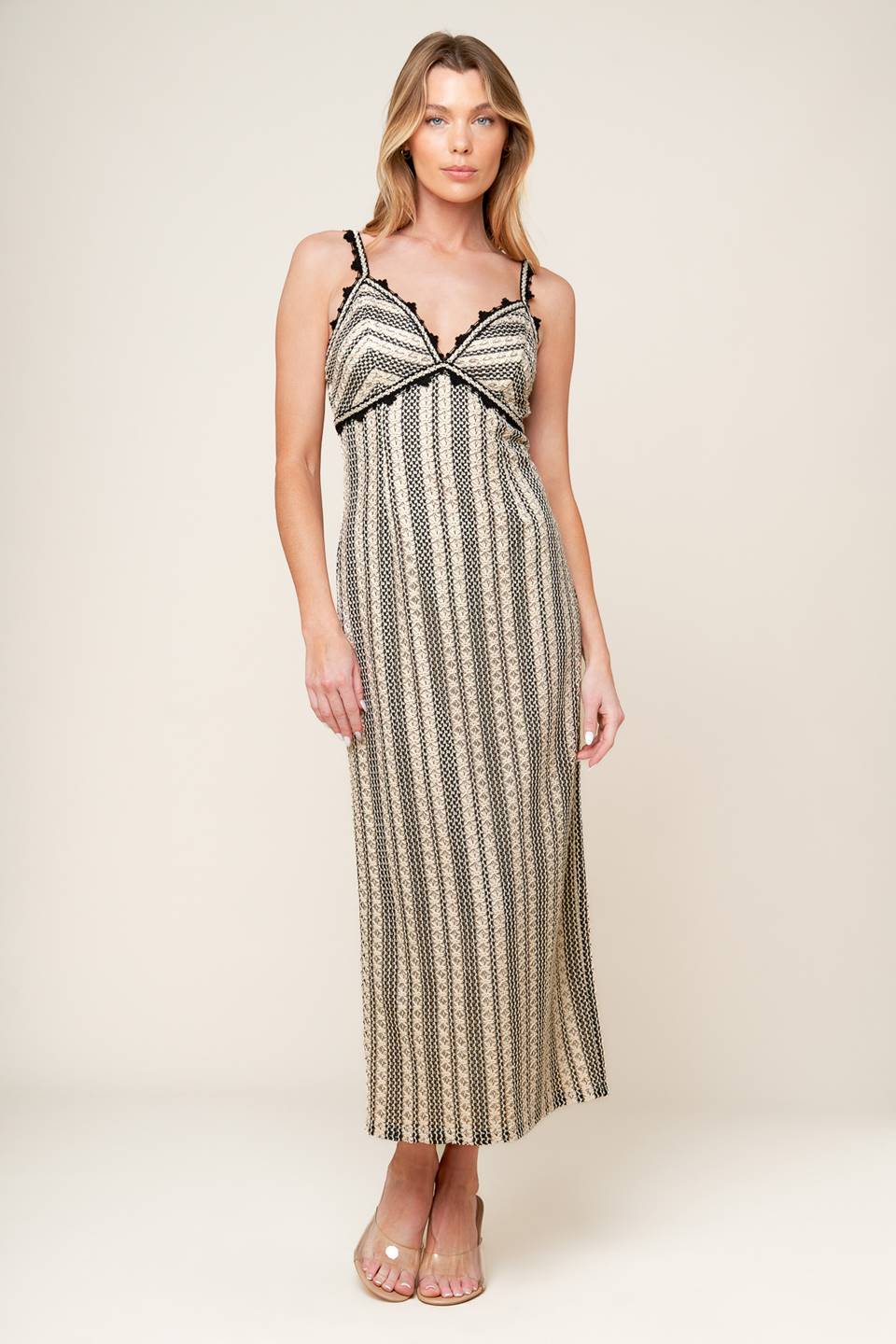 TAKE ME AWAY CROCHET LACE MIDI DRESS Flying Tomato