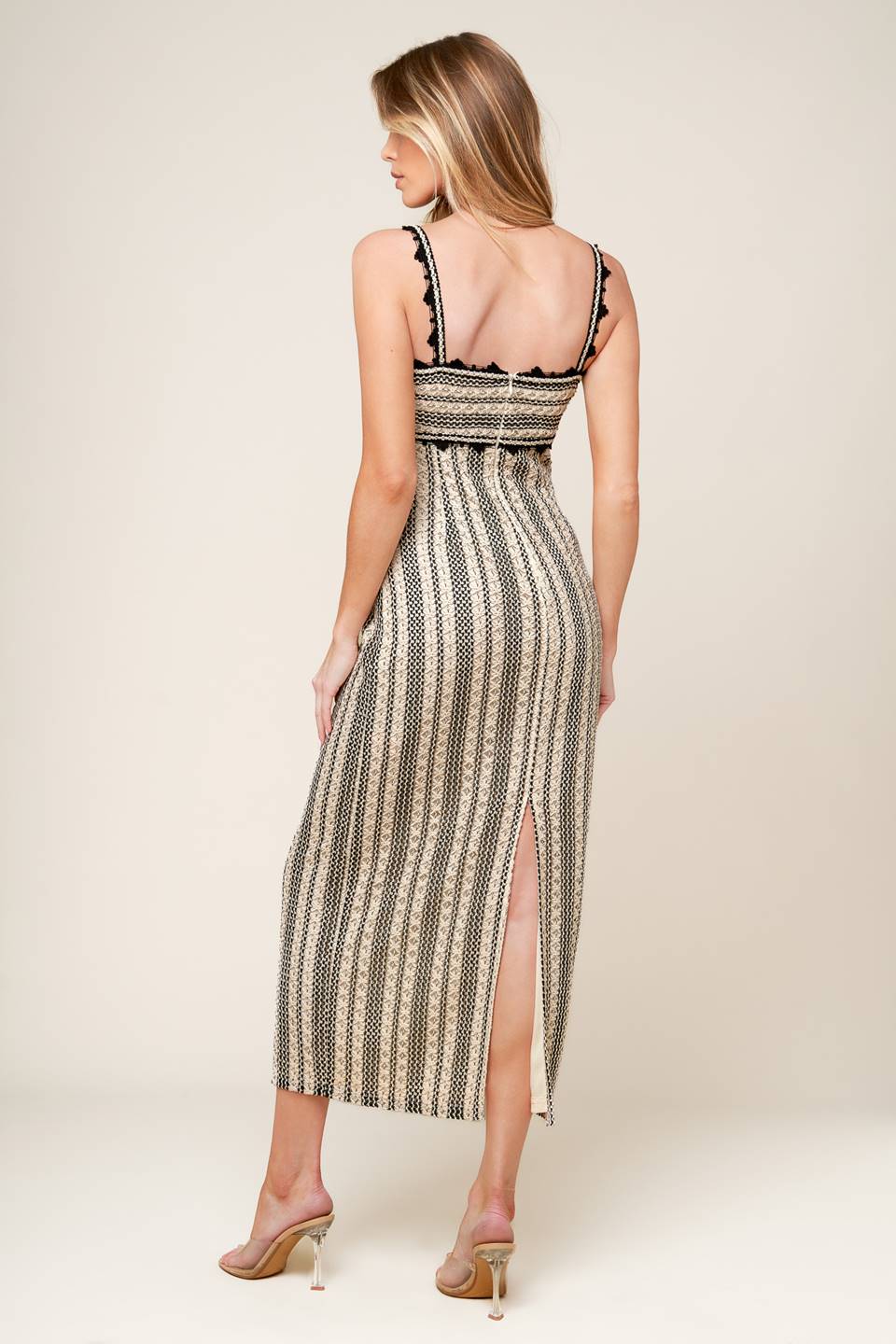 TAKE ME AWAY CROCHET LACE MIDI DRESS Flying Tomato