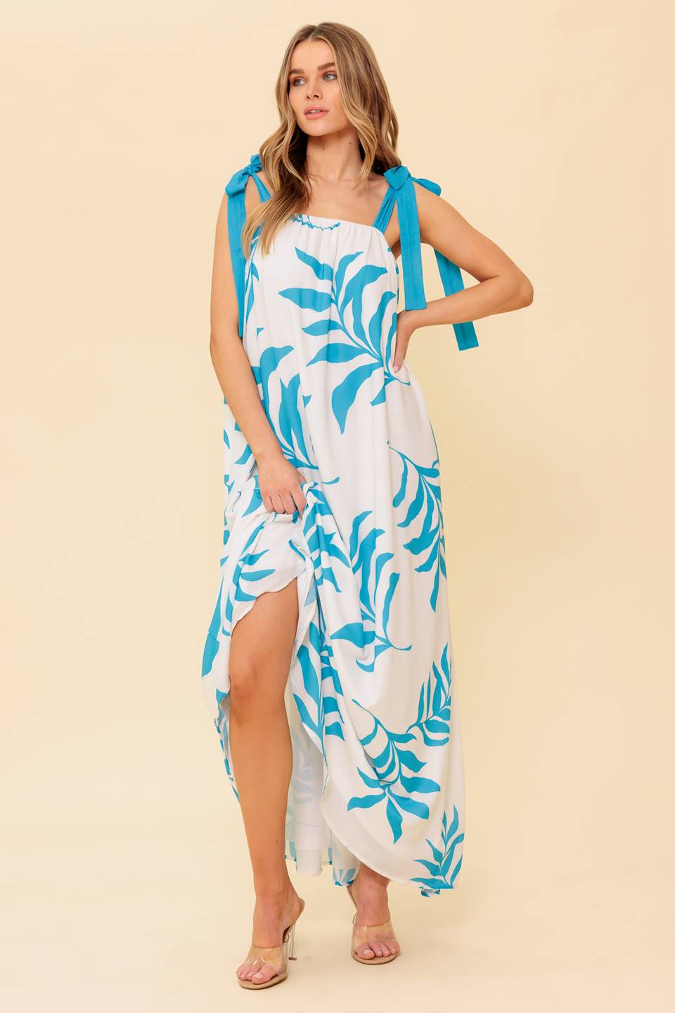 AMALFI COAST WOVEN MAXI DRESS Flying Tomato