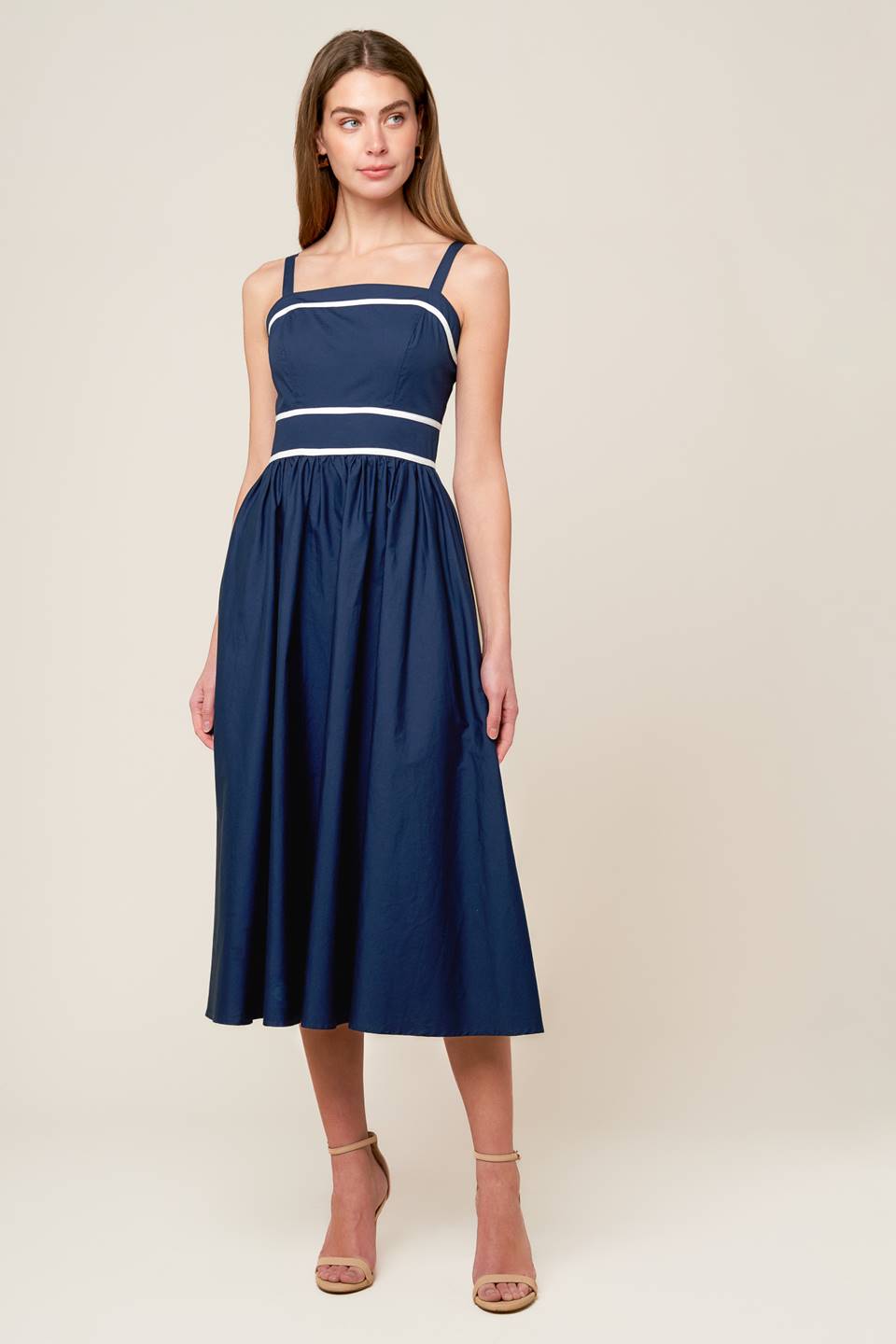 Bunches Of Love Woven Midi Dress For Effortless Style