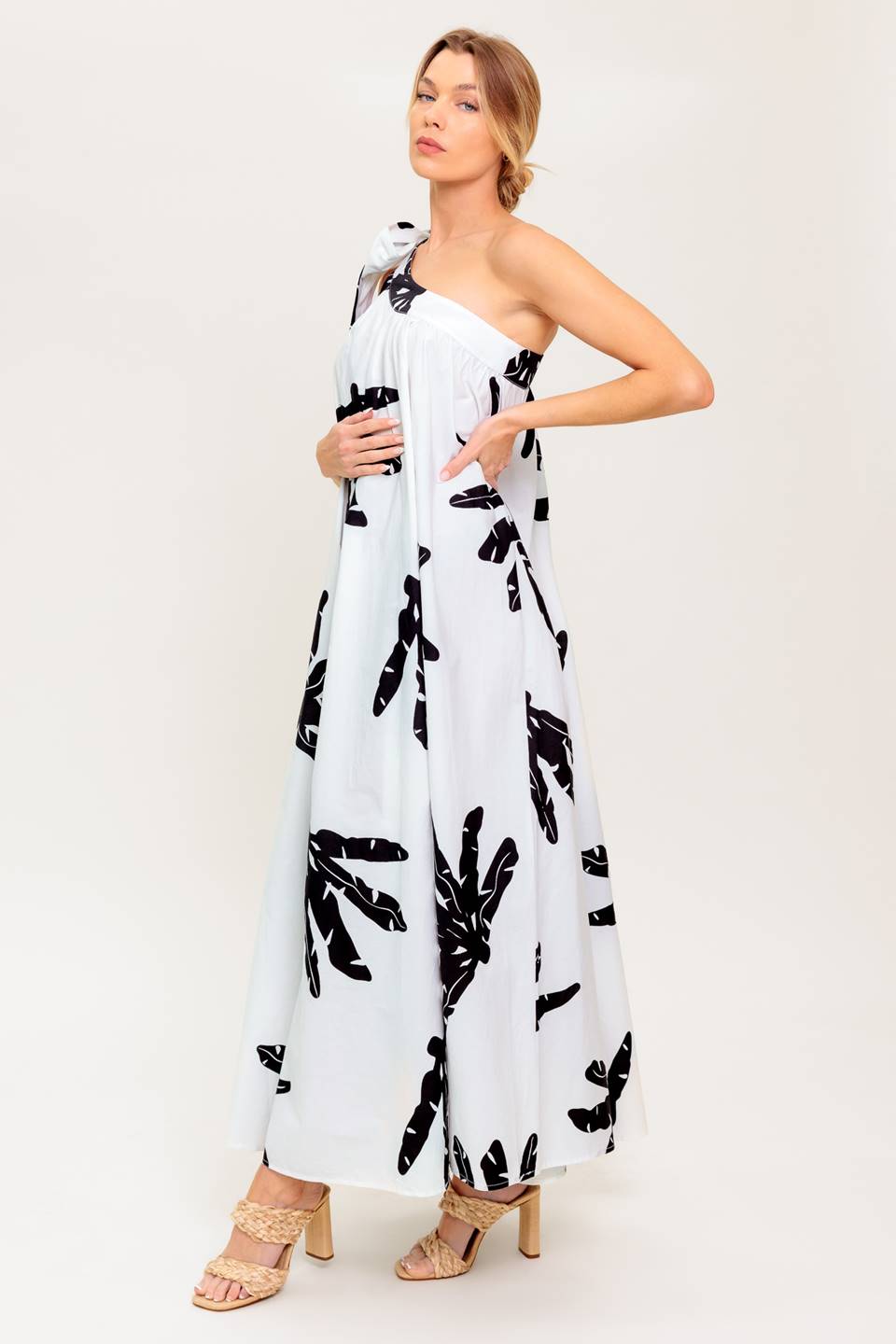 SUNSET SERENADE WOVEN MAXI DRESS Flying Tomato