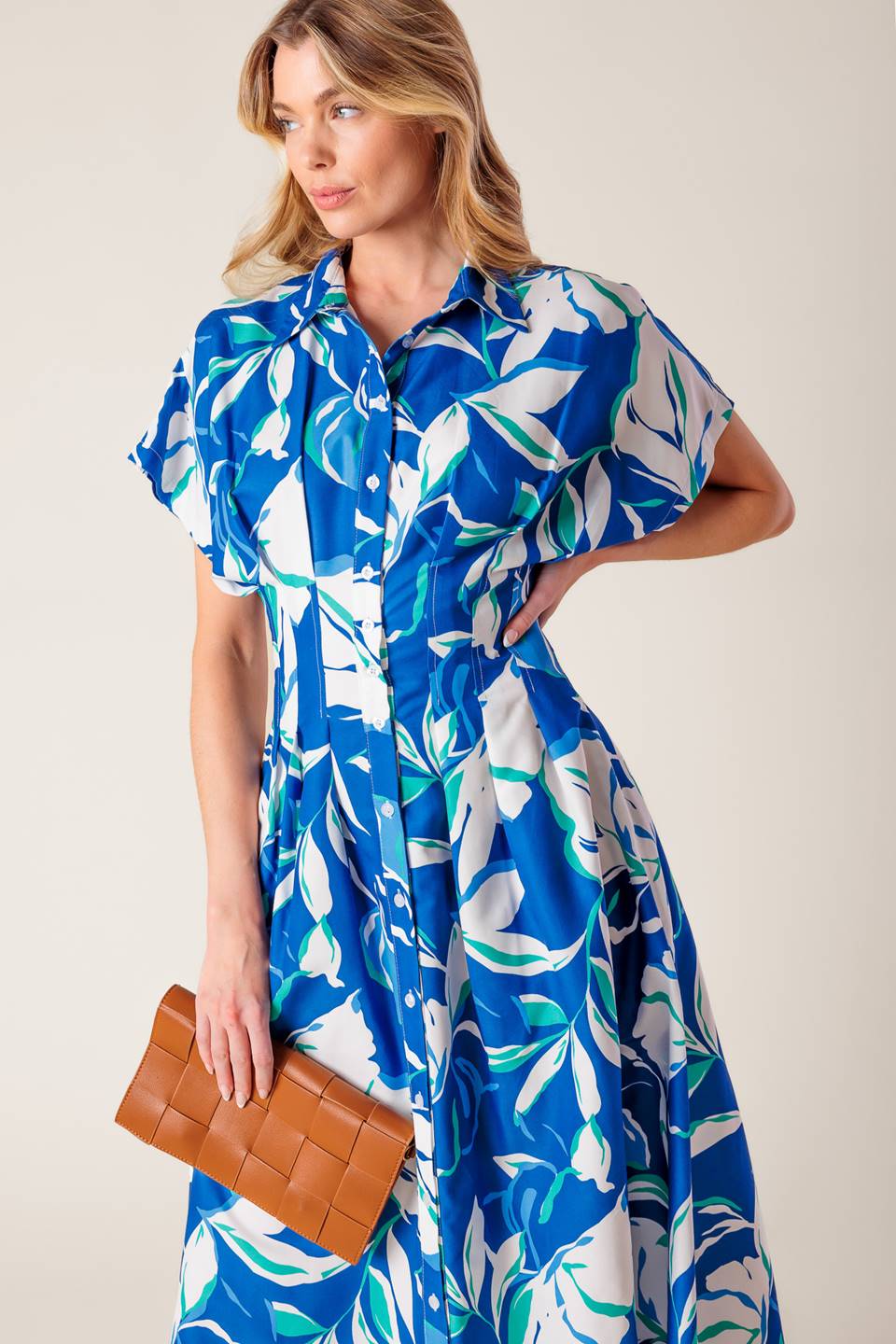 LOCAL ART SHOW WOVEN MIDI DRESS Flying Tomato
