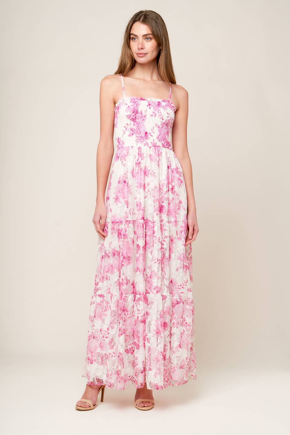 IN THIS MOMENT WOVEN LACE MAXI DRESS Flying Tomato