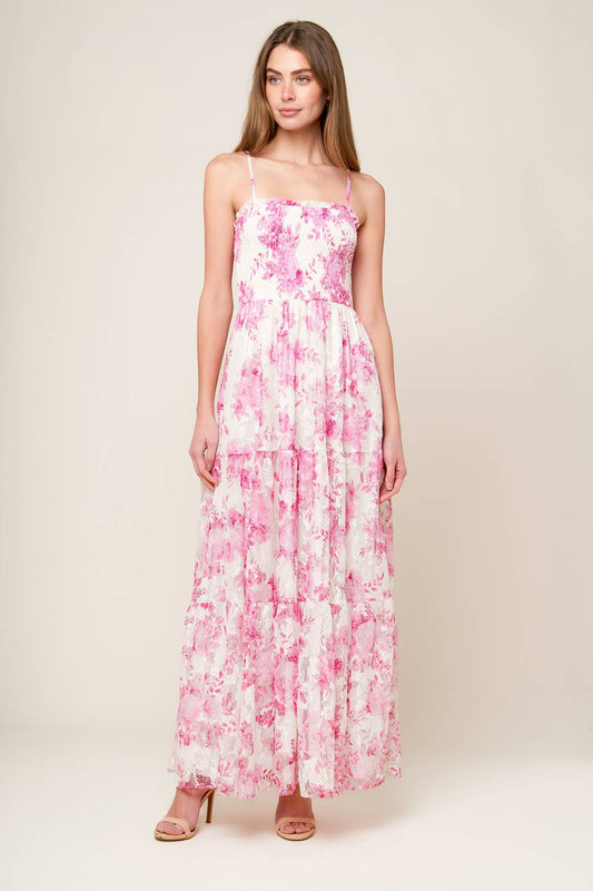 IN THIS MOMENT WOVEN LACE MAXI DRESS Flying Tomato