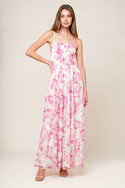 IN THIS MOMENT WOVEN LACE MAXI DRESS