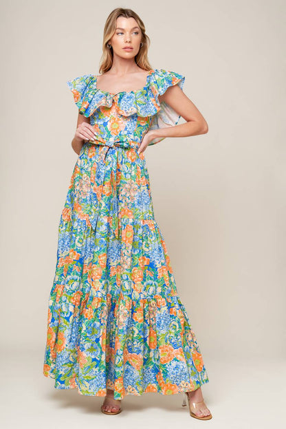 Delightful Garden Party Woven Maxi Dress for Elegant Style