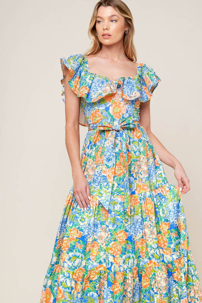 Delightful Garden Party Woven Maxi Dress for Elegant Style