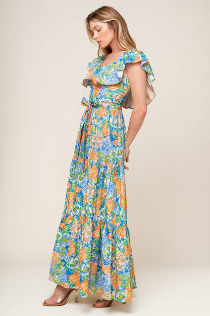 Delightful Garden Party Woven Maxi Dress for Elegant Style