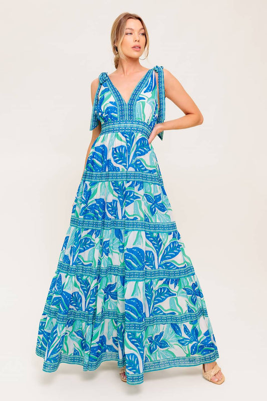 SHOW YOUR LOVE WOVEN MAXI DRESS Flying Tomato