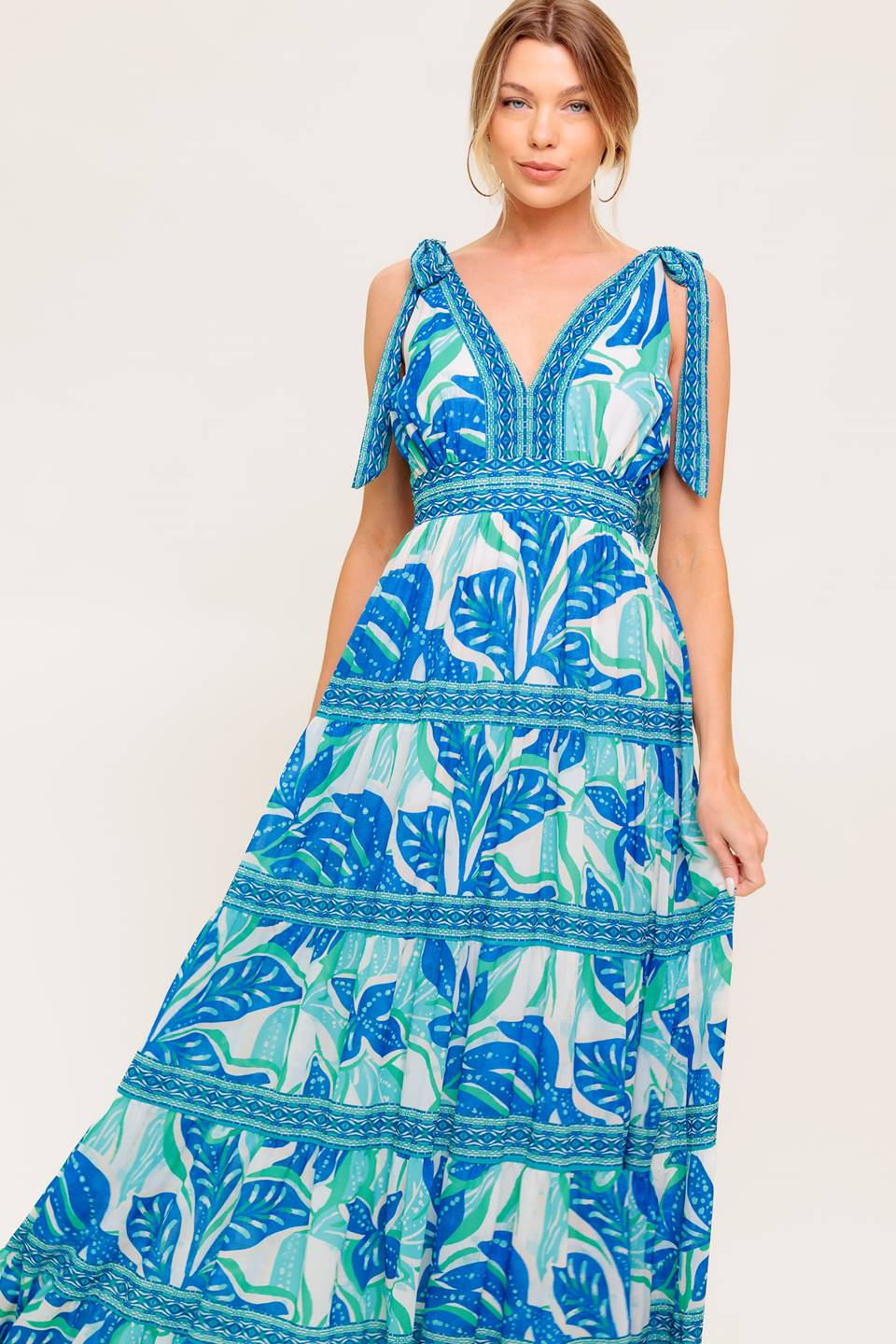 SHOW YOUR LOVE WOVEN MAXI DRESS Flying Tomato