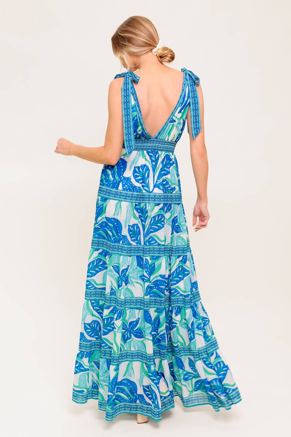 SHOW YOUR LOVE WOVEN MAXI DRESS Flying Tomato
