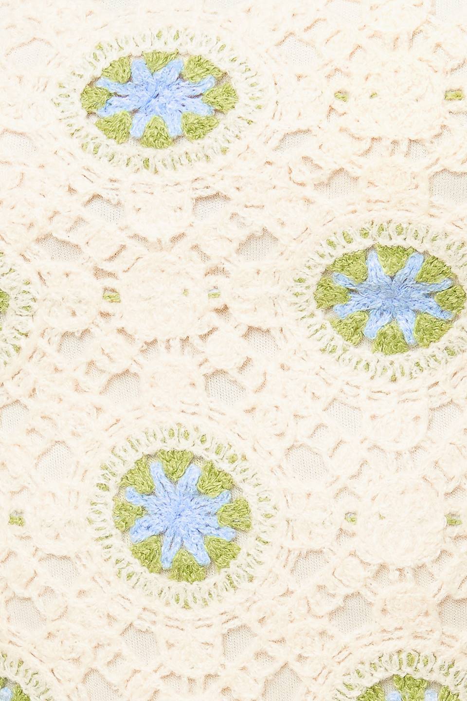 LOLA GRASS CREAM WOVEN MINI DRESS Flying Tomato