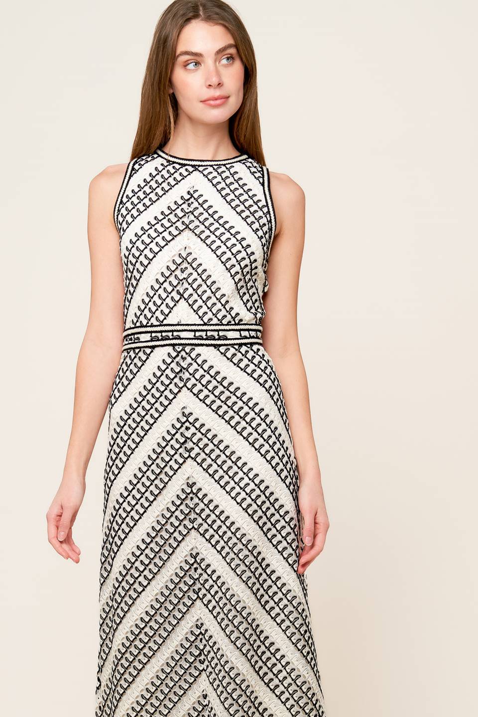 TERRIFIC TIMING CROCHET MIDI DRESS Flying Tomato