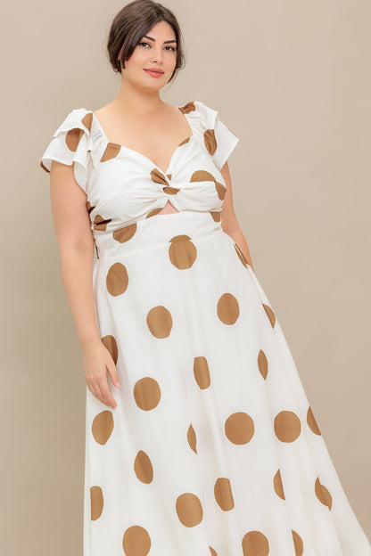MOJITO MOOD WOVEN MIDI DRESS