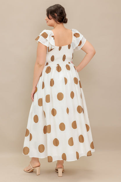 MOJITO MOOD WOVEN MIDI DRESS